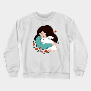 Rabbit Hug Crewneck Sweatshirt